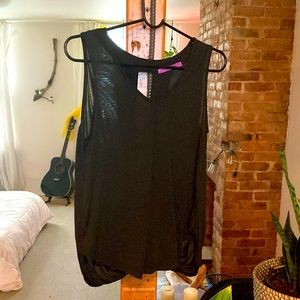 Jac Parker top with sexy, open surplice back